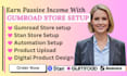 do gumroad setup, gumroad store design, etsy digital product, etsy listing