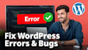 fix wordpress errors, bugs, or broken website professionally