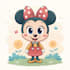 do cute disney cartoon portrait