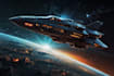 making a sci fi spaceship art