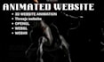 3d animated website development webgl opengl webxr threejs website gsap lottie