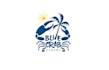 design unique blue crab cabana logo