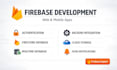 setup firebase auth, firestore, storage, push notifications and backend