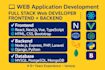 do full stack web development as react js next js node js php laravel developer