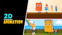 do professional motion graphic design and 2d animation