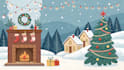 create festive holiday christmas design illustration