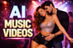 create a stunning ai generated music video for your song