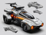 make spaceship, sci fi vehicle illustration and sci fi art