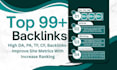 do create da 70 to 95 plus high quality dofollow SEO linkbuilding
