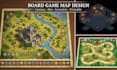 design printable board game map, fantasy tabletop rpg maker maps hex battle map