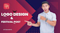 design logo and festival posts