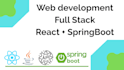 develop your java spring boot rest API and react project