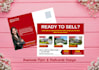 create a modern postcard, flyer and newspaper ad