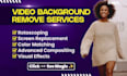 do rotoscoping and background replacement with green screen removal