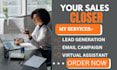 be your online sales closer assistant commission sales rep