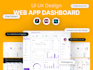 design a clean and functional dashboard or web app UI UX