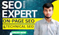 do onpage SEO and technical optimization