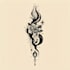 custom an abstract black tattoo design