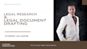 do legal research and legal documents drafting