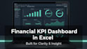 design a professional financial KPI dashboard in excel