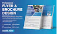 professional business flyer, stunning marketing flyer design