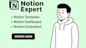 design custom notion template, dashboard, pages, and consultation