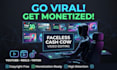 create faceless cashcow videos and shorts