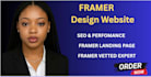 build framer website, framer landing page, framer website design