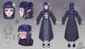draw a character sheet in anime style