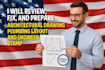 prepare architectural drawing, plumbing layout and engineer stamp