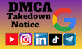 remove copyright material under dmca