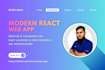 modern nextjs react web app with tailwind CSS