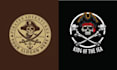 make vector of pirates skull logo illustration