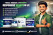 create a professional website design for your business