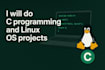 c programming task and linux operating system projects