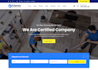 develop construction, roofing, cleaning, plumbing, business website