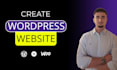 make a basic personal wordpress website with elementor