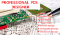 provide pcb schematic and custom hardware layout in easyeda or eagle