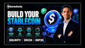 develop a custom stablecoin token with smart contract and website