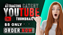 create high CTR youtube thumbnails