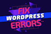 fix wordpress bugs, elementor pro issues, and woocommerce payment errors