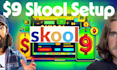 set up skool group, skool community, skool promotion, online community
