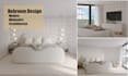 design a modern, scandinavian bedroom to suit your needs