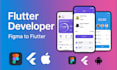 convert figma to flutter ios and android mobile app