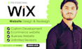 do wix website design and redesign, wix website development
