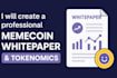 create a professional memecoin whitepaper and tokenomics