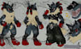 create furry reference sheet protogen ref sheet furry ref sheet anthro character
