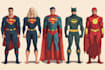 create superhero cartoon character comic book marvel comic