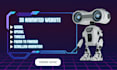 build threejs, webgl, opengl, webxr, gsap, vr, animated website lottie animation