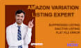 create amazon listing variation, fba listing, fix error